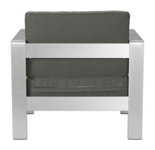 New Cosmopolitan Arm Chair Finished In Powder Coated UV Resistant Aluminium, Ships In 24 HRS - Invites You To Sink In & Relax.