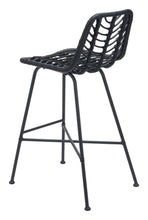 2 x Malaga Bar Chair Set - Ships In 24 HRS, Finished In Powder Coated Aluminium & Synthetic Rattan.