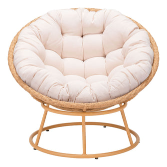 Attractive Paz Accent Chair - Finished In UV Resistant Powder Coated Aluminium. Ships In 24 HRS & Includes Cushions.